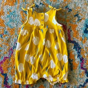 Carter’s yellow floral onesie